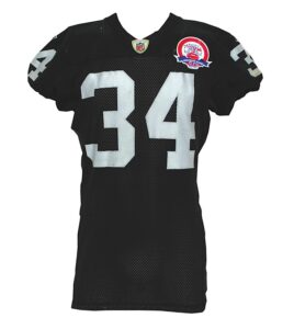 2009 Mike Mitchell Oakland Raiders Game-Used AFL Throwback Jersey