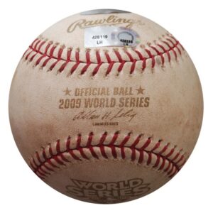 2009 NY Yankees Game-Used World Series Game 4 Baseball