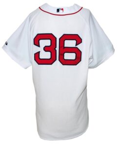 2009 Paul Byrd Boston Red Sox Game-Used Home Jersey