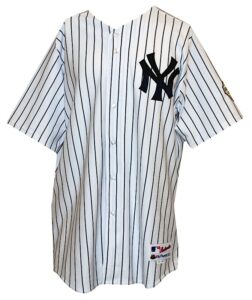 2009 Phil Hughes New York Yankees Game-Used Home Jersey with Inaugural Season Patch