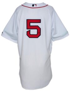 2009 Rocco Baldelli Boston Red Sox Game-Used Home Jersey