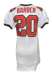 2009 Ronde Barber Tampa Bay Buccaneers Game-Used & Autographed Road Jersey