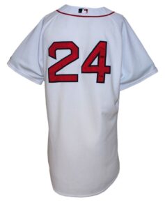 2009 Takashi Saito Boston Red Sox Game-Used Home Jersey