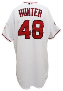 2009 Torii Hunter Los Angeles Angels Game-Used Home Jersey