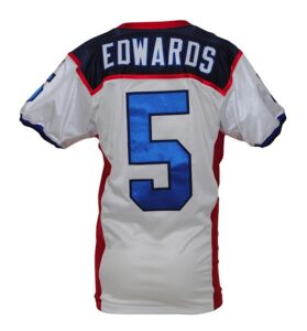 2009 Trent Edwards Buffalo Bills Game-Used Road Jersey