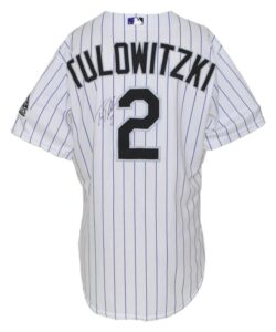 2009 Troy Tulowitzki Colorado Rockies Game-Used & Autographed Home Jersey