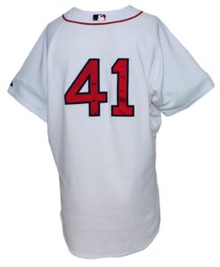 2009 Victor Martinez Boston Red Sox Game-Used Home Jersey