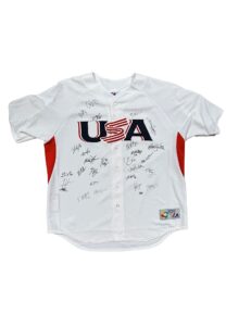 2009 World Baseball Classic USA Team Signed Jersey