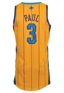 2010-11 Chris Paul New Orleans Hornets Game-Used & Autographed Alternate Jersey (JSA • Captain's C)