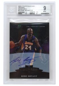 2010-11 Elite Black Box Crusade Signatures Kobe Bryant #24