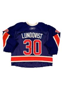 2010-11 Henrik Lundqvist NY Rangers Game-Used Heritage Jersey