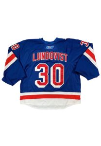 2010-11 Henrik Lundqvist NY Rangers Stanley Cup Playoffs Game-Used Jersey