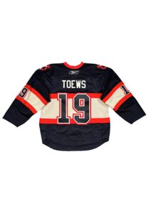 2010-11 Jonathan Toews Chicago Blackhawks Game-Used Alternate Jersey