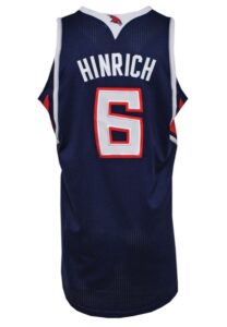 2010-11 Kirk Hinrich Atlanta Hawks Playoff Game-Used Road Jersey