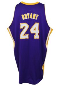 2010-11 Kobe Bryant Los Angeles Lakers Game-Used Road Jersey