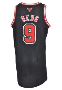 2010-11 Luol Deng Chicago Bulls Game-Used Black Road Jersey