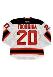 2010-11 Matt Taormina NJ Devils Game-Used Jersey