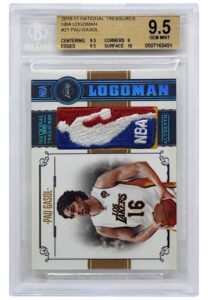 2010-11 National Treasures NBA Logoman Pau Gasol #21