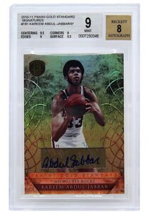 2010-11 Panini Gold Standard Signatures Kareem Abdul-Jabbar #191