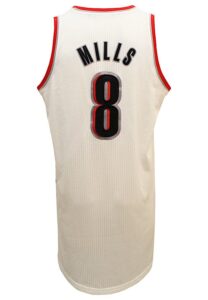 2010-11 Patty Mills Portland Trail Blazers Media Day & Preseason Game-Used Home Jersey