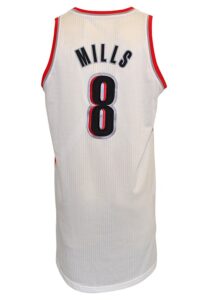 2010-11 Patty Mills Portland Trail Blazers Media Day & Preseason Game-Used Home Jersey