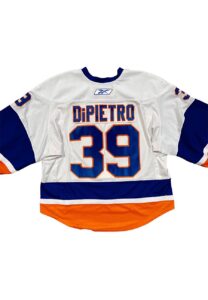 2010-11 Rick DiPietro NY Islanders Game-Used Jersey