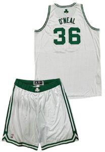 2010-11 Shaquille O’Neal Boston Celtics Game-Used Home Uniform