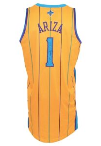 2010-11 Trevor Ariza New Orleans Hornets Game-Used & Autographed Home Jersey