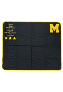 2010-12 Jeremy Gallon Michigan Wolverines Football Bowl Blanket