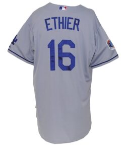 2010 Andre Ethier Los Angeles Dodgers Game-Used Road Jersey