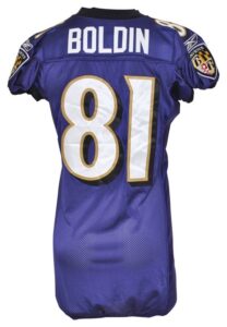 2010 Anquan Boldin Baltimore Ravens Game-Used Home Jersey