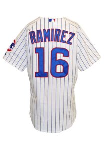 2010 Aramis Ramirez Chicago Cubs Game-Used Pinstripe Home Jersey