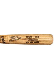 2010 Brett Gardner NY Yankees Game-Used & Autographed Bat