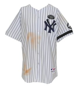 2010 Brett Gardner NY Yankees Game-Used Home Jersey