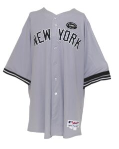 2010 C.C. Sabathia NY Yankees Game-Issued Road Jersey