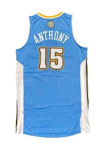 2010 Carmelo Anthony Denver Nuggets Christmas Day Game-Issued Jersey