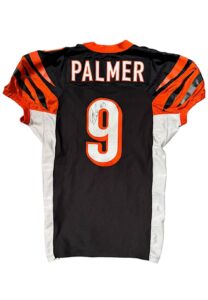 2010 Carson Palmer Cincinnati Bengals Game-Used & Autographed Jersey