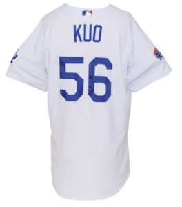 2010 Chih-Hong Kuo LA Dodgers Game-Used Home Jersey