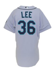 2010 Cliff Lee Seattle Mariners Game-Used Road Jersey