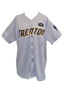 2010 Dellin Betances Trenton Thunder Game-Used & Autographed Road Jersey