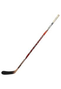 2010 Devin Setoguchi San Jose Sharks Game-Used & Autographed Hockey Stick