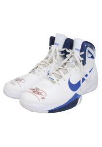 2010 Dirk Nowitzki Dallas Mavericks Game-Used & Autographed Sneakers