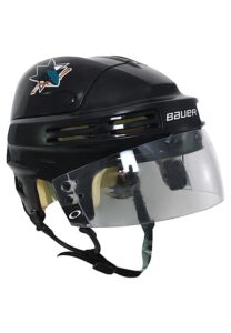 2010 Douglas Murray San Jose Sharks Game-Used Helmet