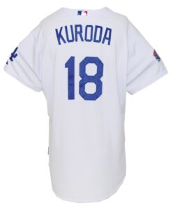 2010 Hiroki Kuroda LA Dodgers Game-Used Home Jersey