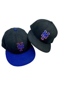 2010 Ike Davis NY Mets Game-Used Caps