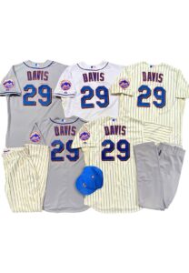 2010 Ike Davis NY Mets Game-Used Jerseys