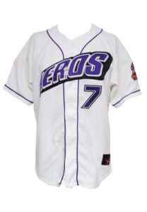 2010 Jason Kipnis Akron Aeros Minor League Game-Used Home Jersey