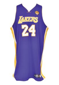 2010 Kobe Bryant Los Angeles Lakers Game-Used Road Jersey with NBA Finals Patch (Championship Season • Finals MVP)