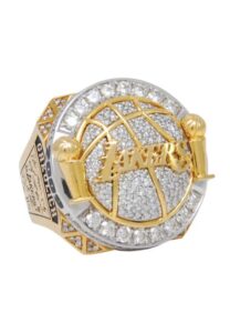 2010 Los Angeles Lakers NBA World Championship Ring with High-Tech Presentation Case