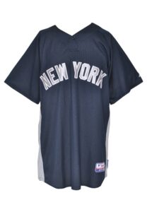 2010 Mark Teixeira NY Yankees Spring Training Game-Used and Autographed Jersey